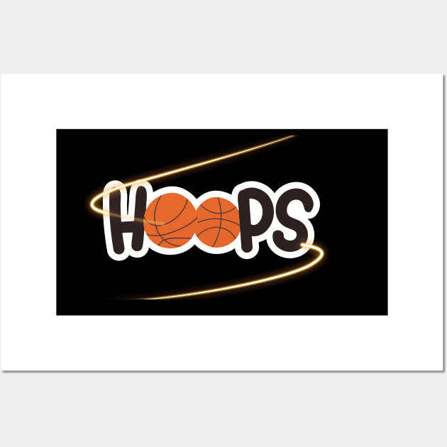 Basketball Hoop Wall Art by LhewyStoreDigitalArt